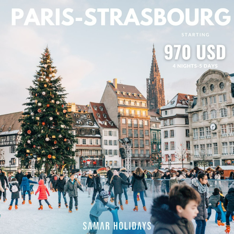 picture of paris christmas package starting 970$