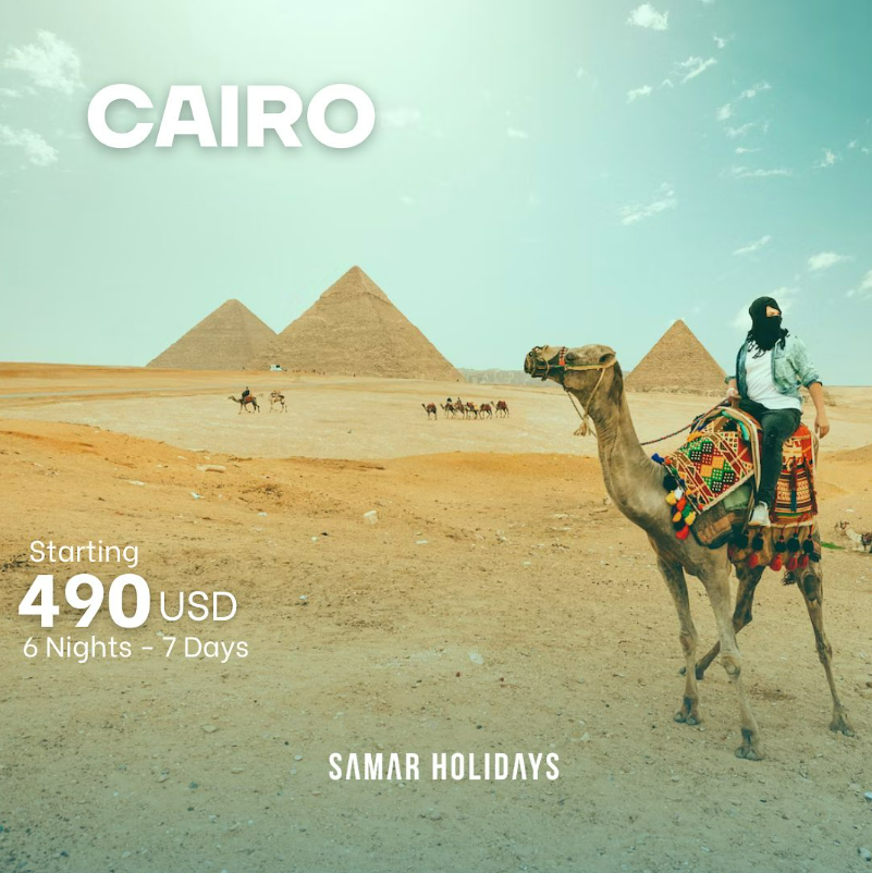 picture of cairo package starting 490$